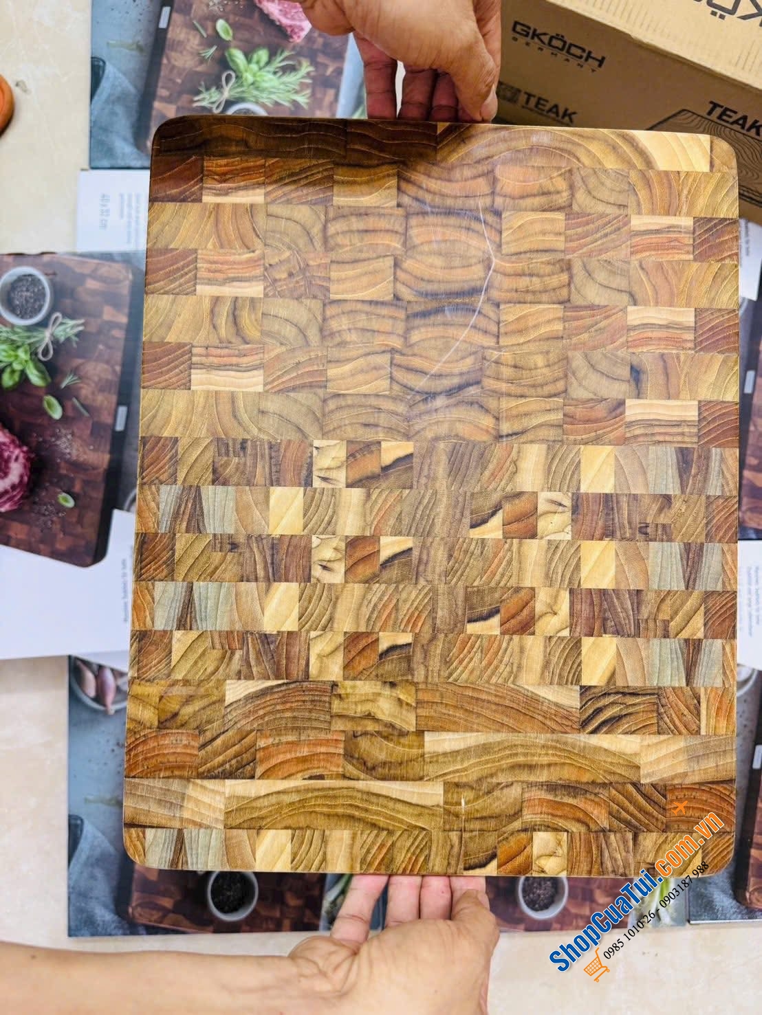 THỚT GỖ TEAK GKÖCH - ĐẦU TƯ MỘT LẦN, GIÁ TRỊ DÀI LÂU.