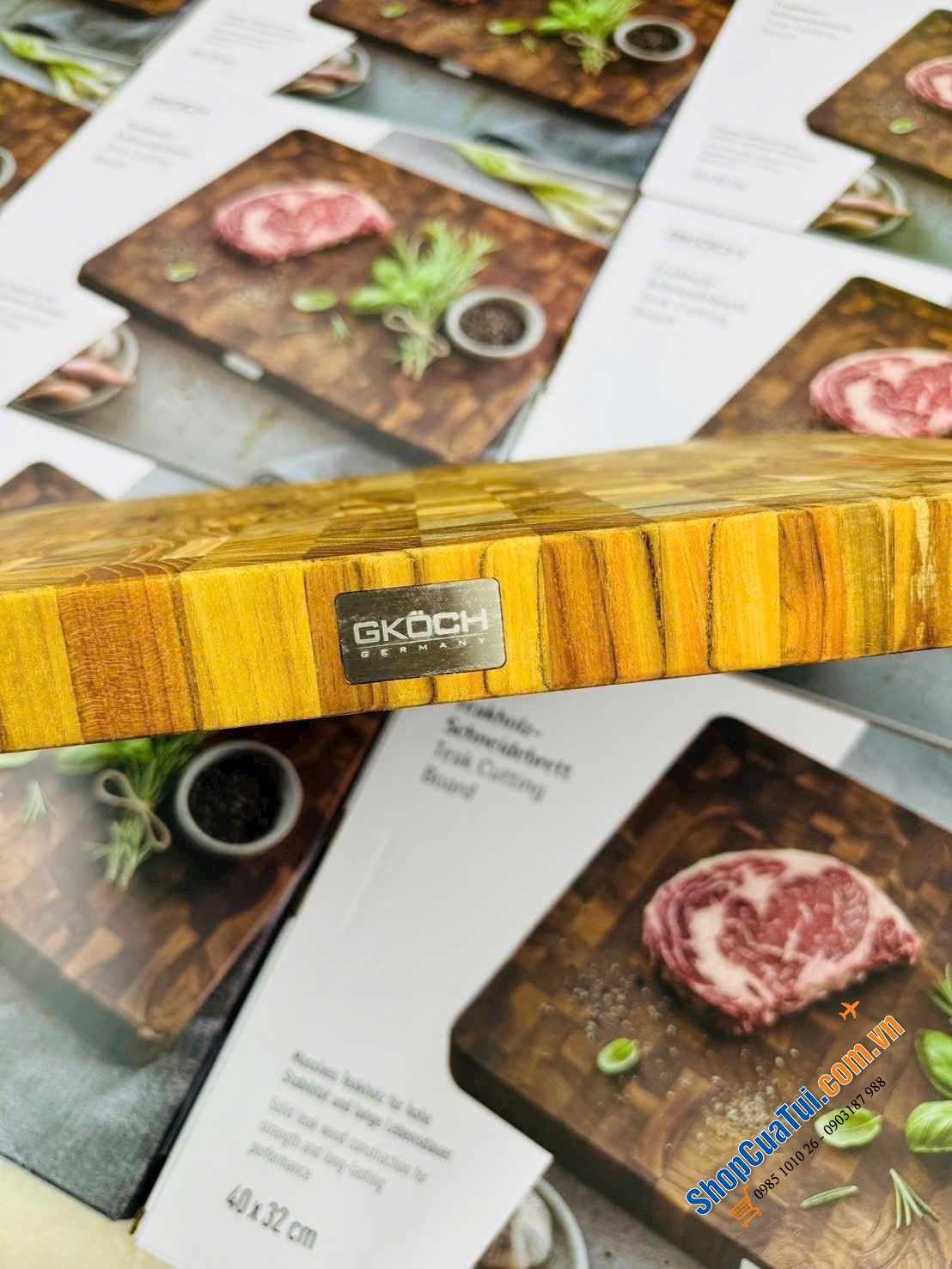 THỚT GỖ TEAK GKÖCH - ĐẦU TƯ MỘT LẦN, GIÁ TRỊ DÀI LÂU.