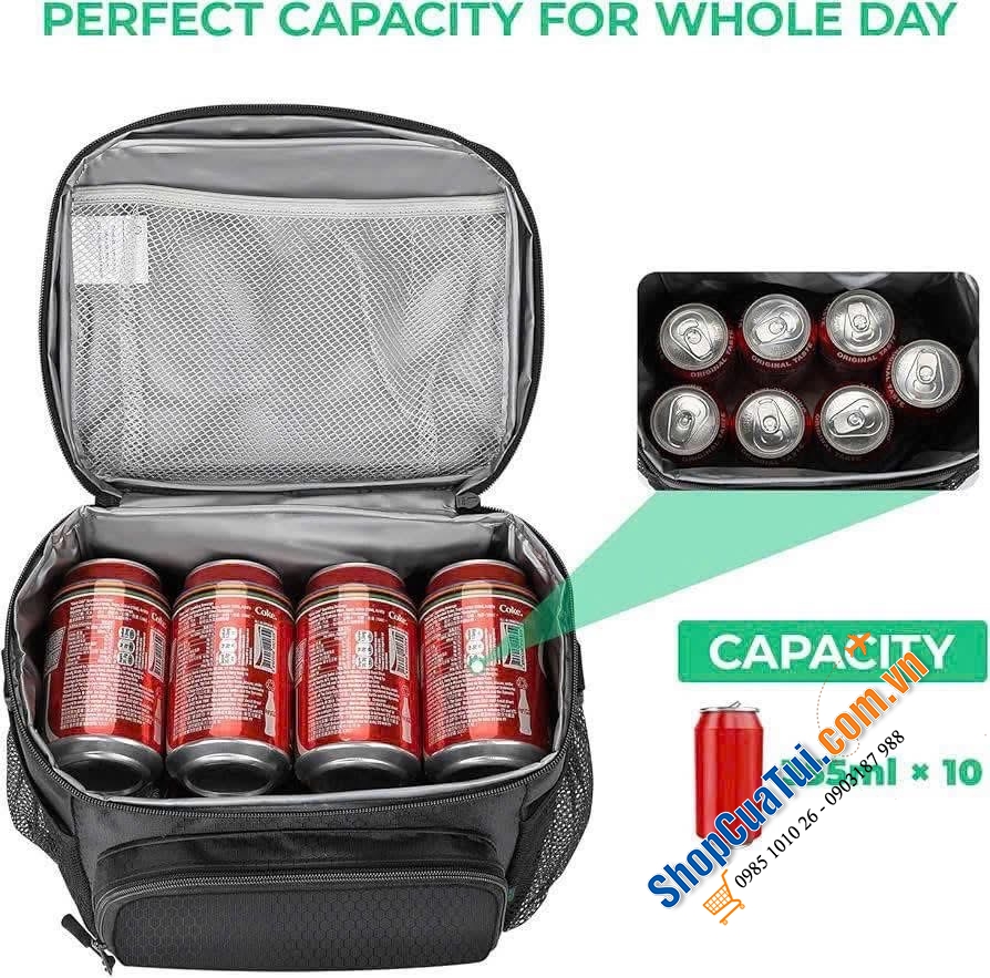 Túi giữ nhiệt F40C4TMP – Gọn gàng, giữ nhiệt cả ngày.