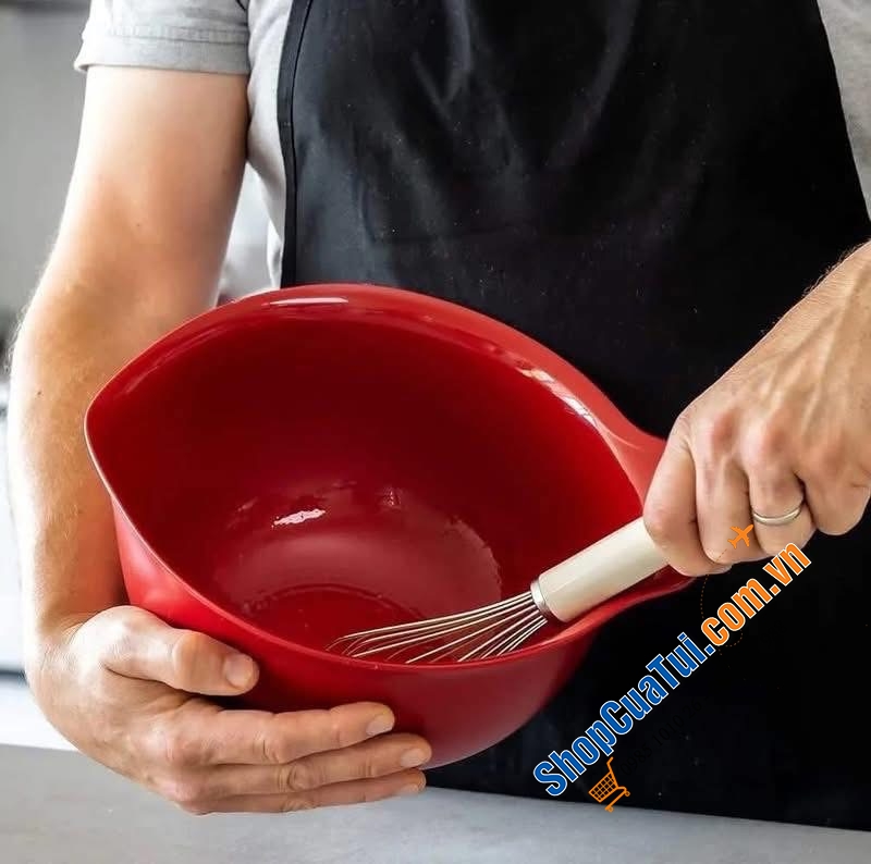 Bộ 3 tô nhựa KitchenAid màu Đỏ Empire KQG175OSERE – SET 3 TÔ TRỘN “NHÌN LÀ MUỐN VÀO BẾP NGAY”!