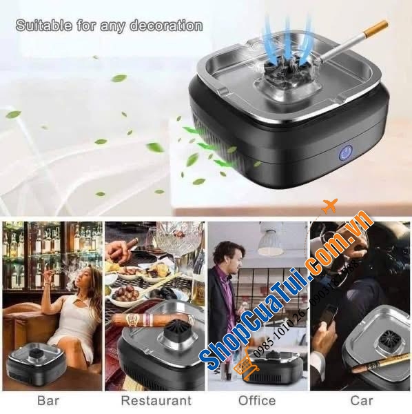 GẠT TÀN KHỬ MÙI TỰ ĐỘNG ĐỜI MỚI NHẤT ASTRAY PURIFIER.