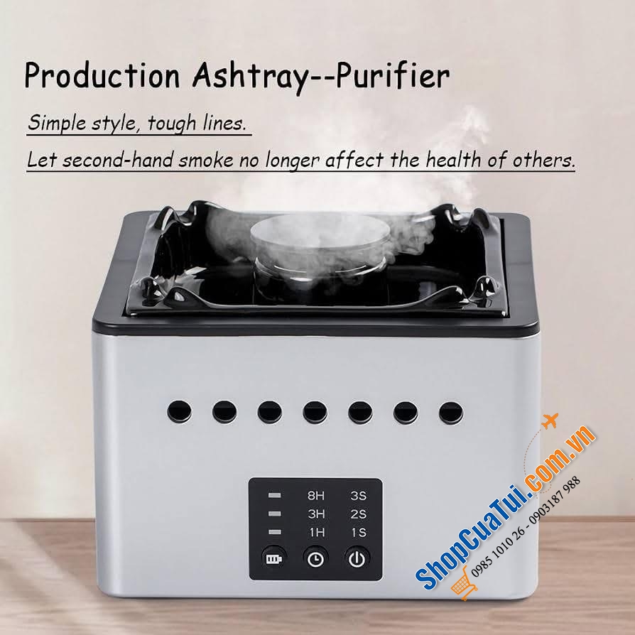 Gạt tàn khử mùi cao cấp Ashtray Air Purifier.
