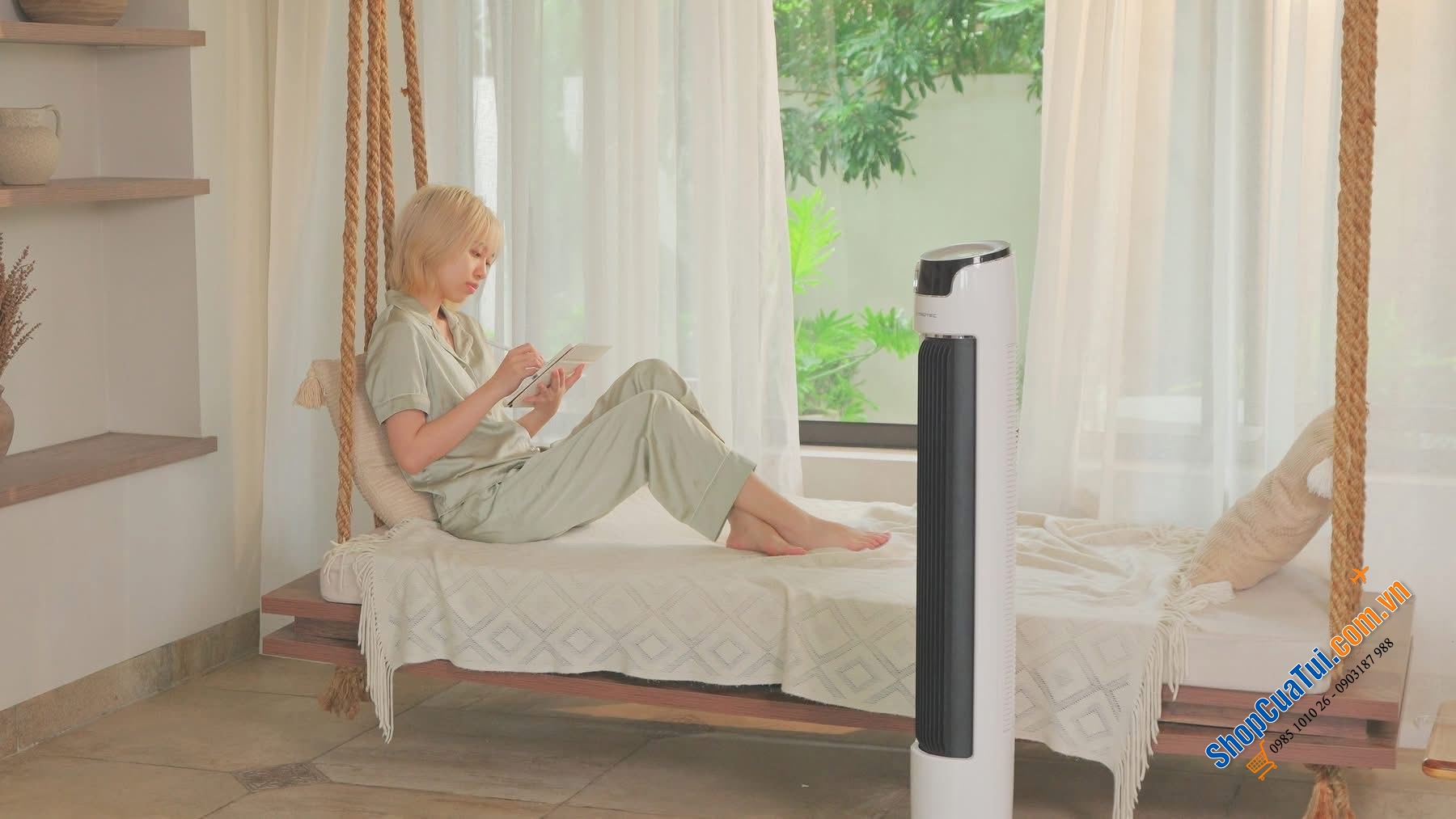 Quạt tháp Trotec TVE40T xịn sò, bền đẹp.