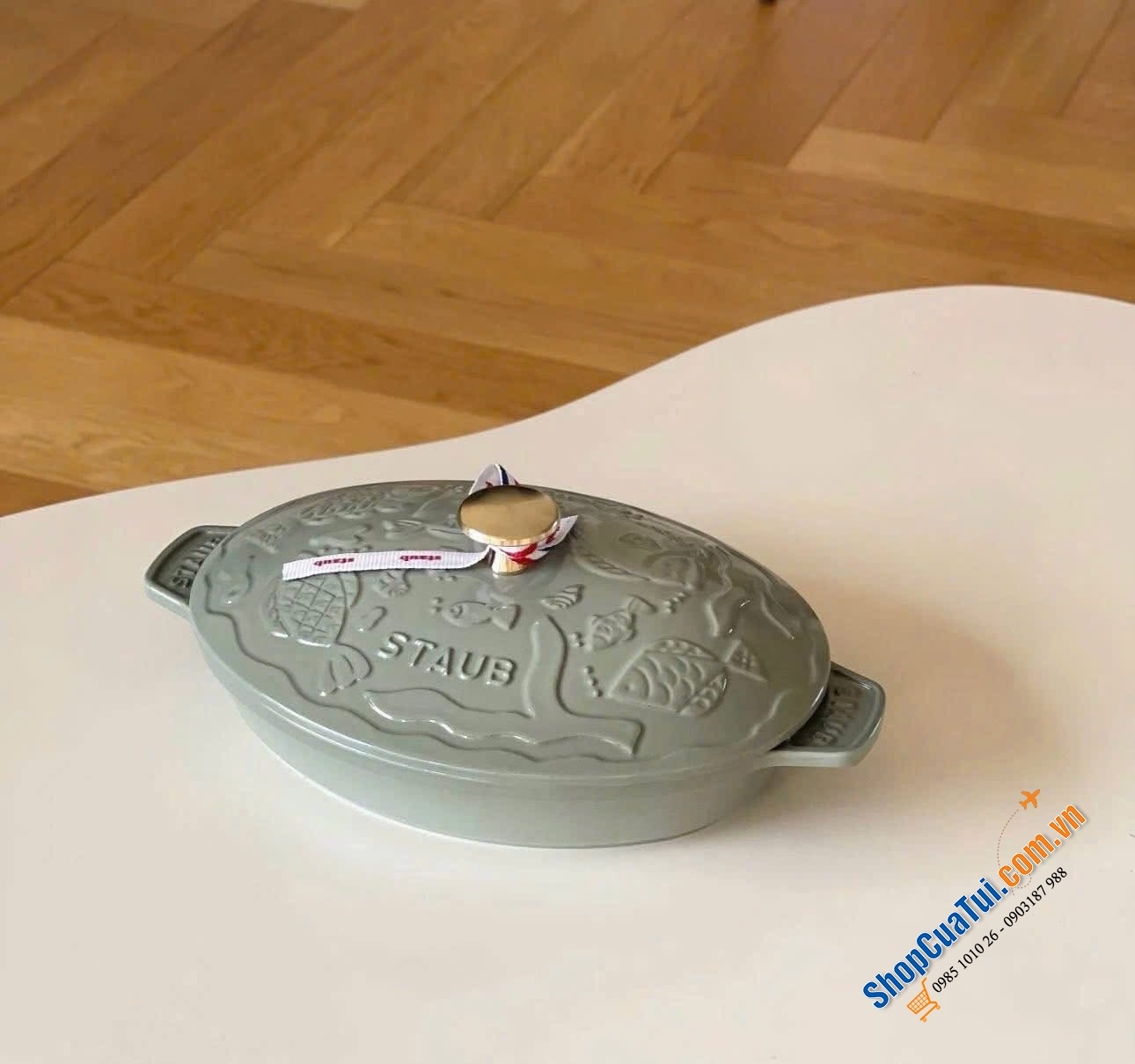NỒI CHẢO STAUB xanh bạch đàn siu siu đẹp - Phiên bản sản xuất giới hạn !!!
