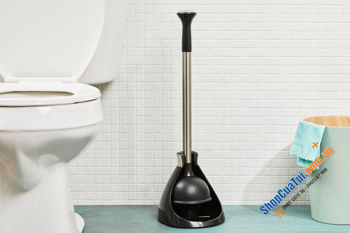 Dụng cụ thông tắc bồn cầu Simplehuman.