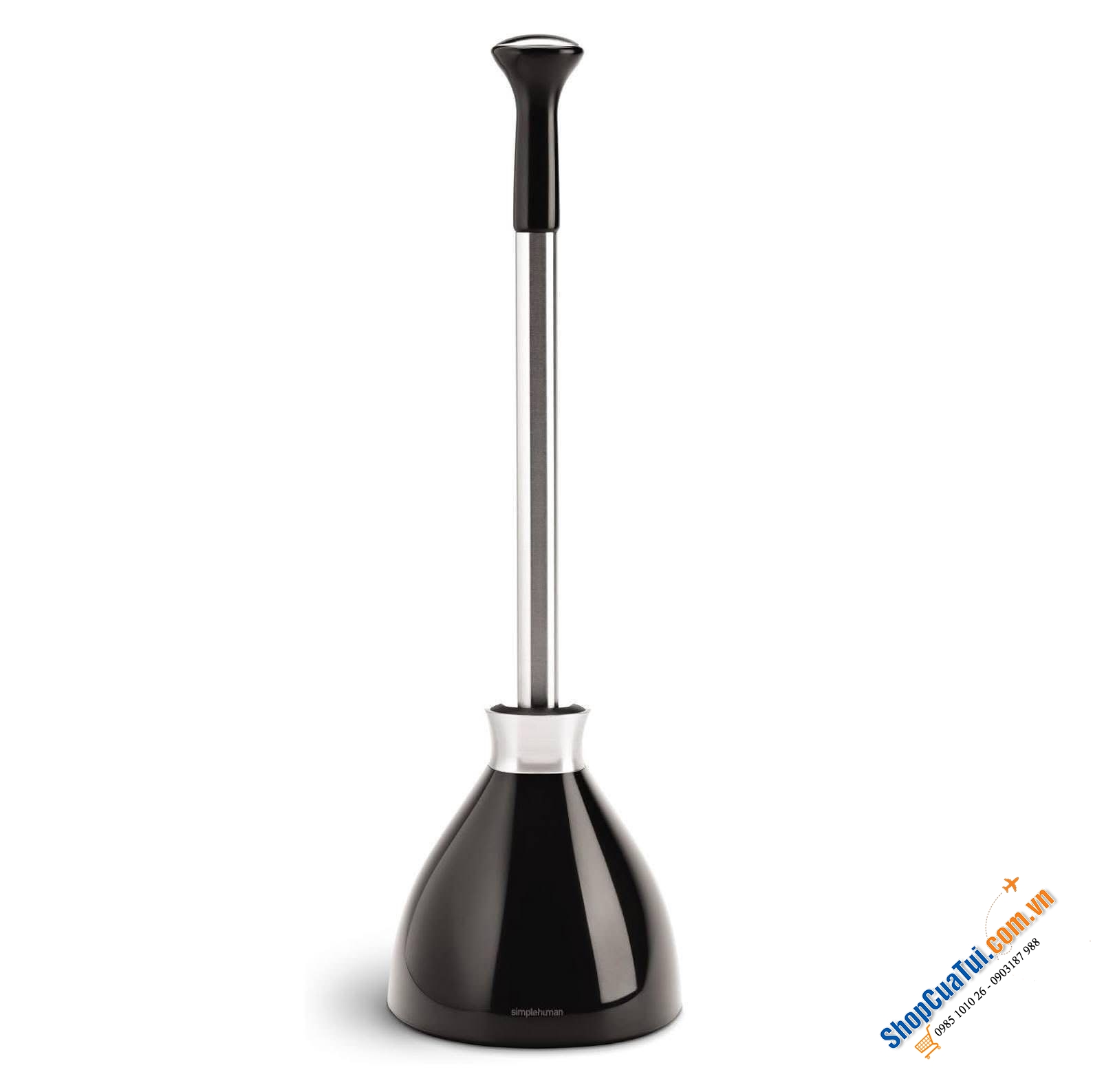 Dụng cụ thông tắc bồn cầu Simplehuman.