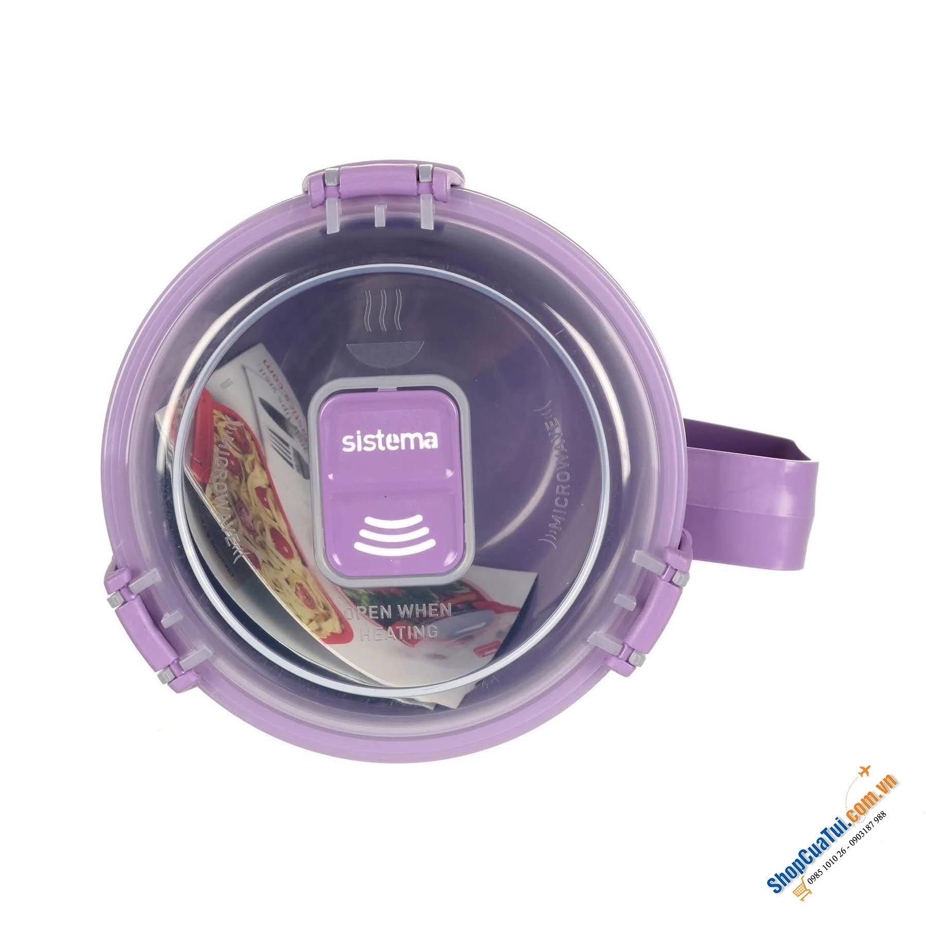 Cốc đựng mỳ, súp dùng trong lò vi sóng Sistema 850ml, 900ml, 940ml - Made in New Zealand.