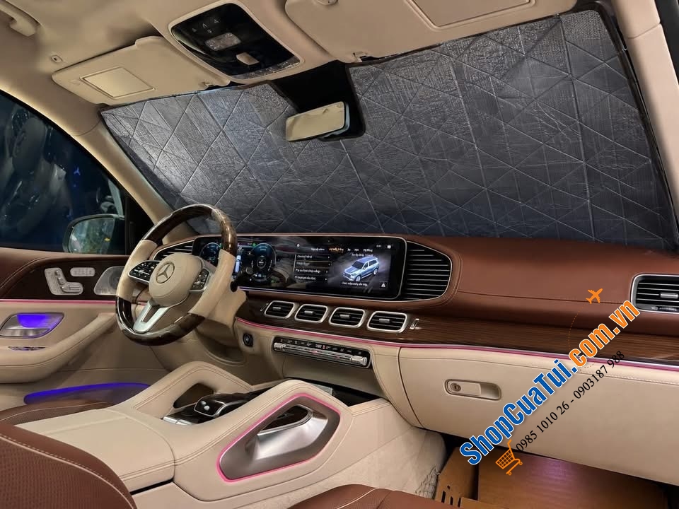 Tấm che nắng kính lái xe ô tô 2 mặt Meltec - Dòng cao cấp nhất.