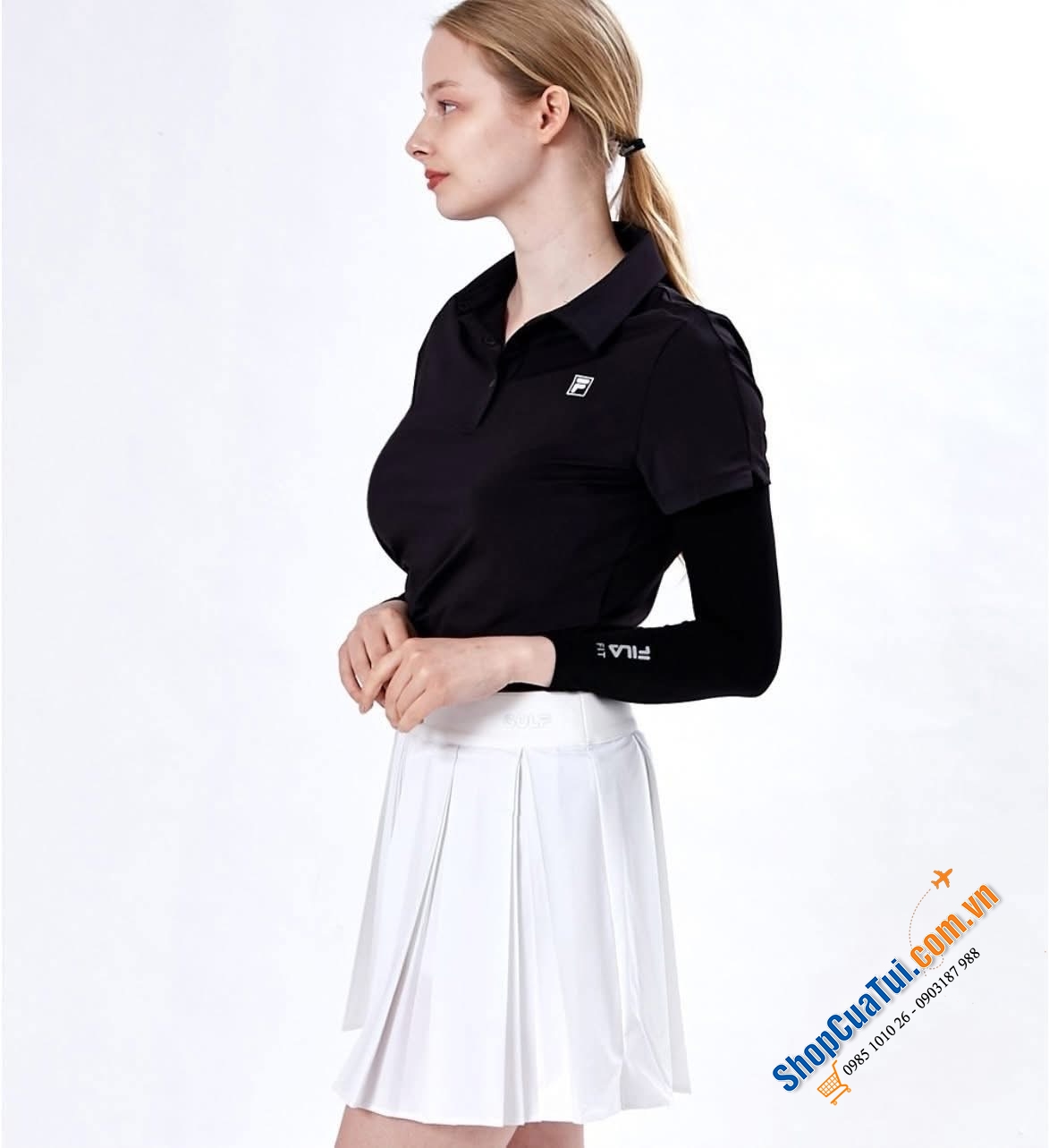 Bao tay chống nắng chống tia UV Fila Fit.