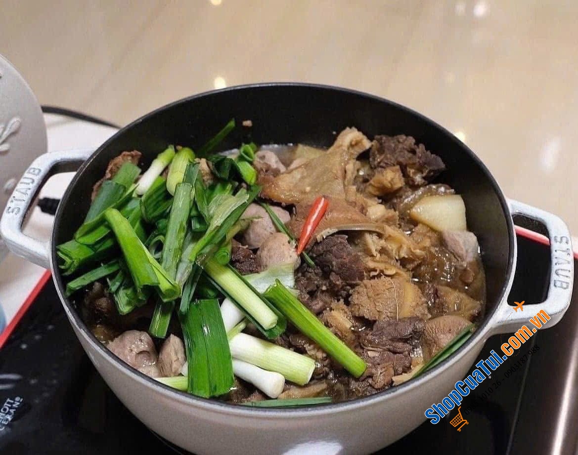 Nồi gang Staub bông tuyết 16cm 1.1L.