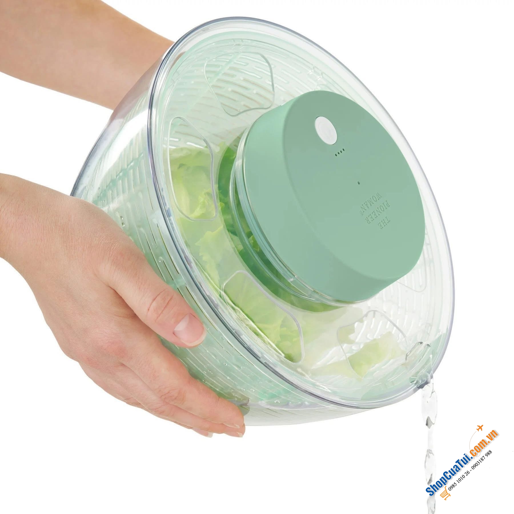 Rổ quay rau sống cắm điện The Pioneer Woman 4.25l.