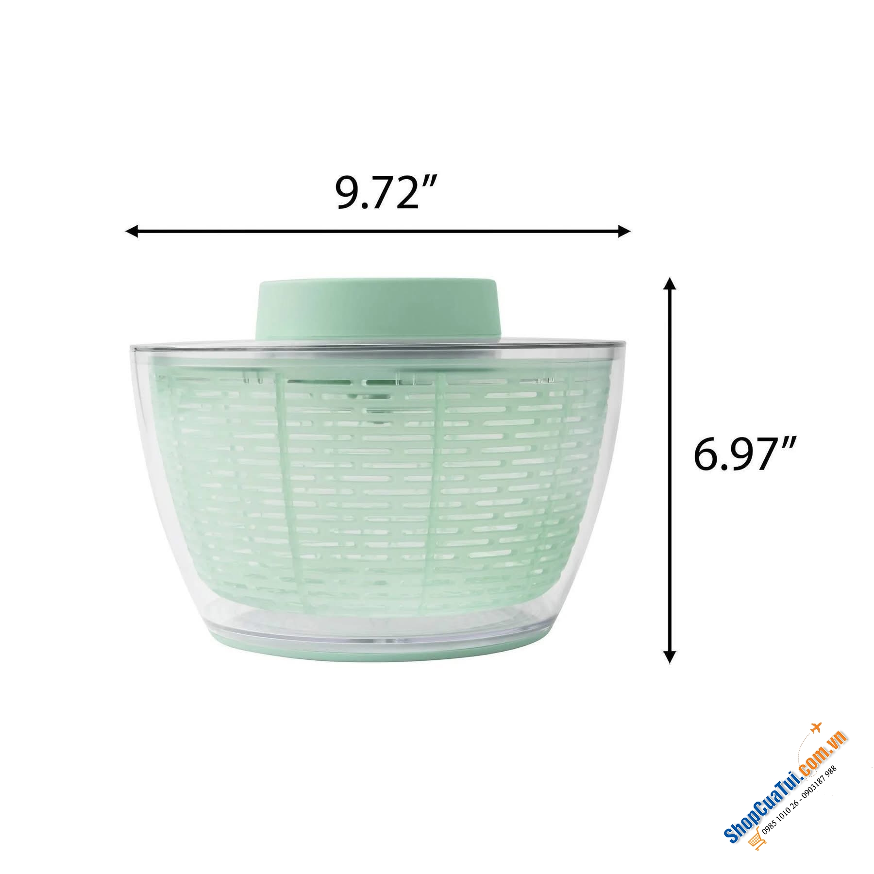 Rổ quay rau sống cắm điện The Pioneer Woman 4.25l.