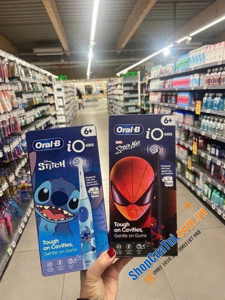 BÀN CHẢI ĐÁNH RĂNG ĐIỆN ORAL B iO2 chất lượng bán tại các hiệu thuốc Pháp.