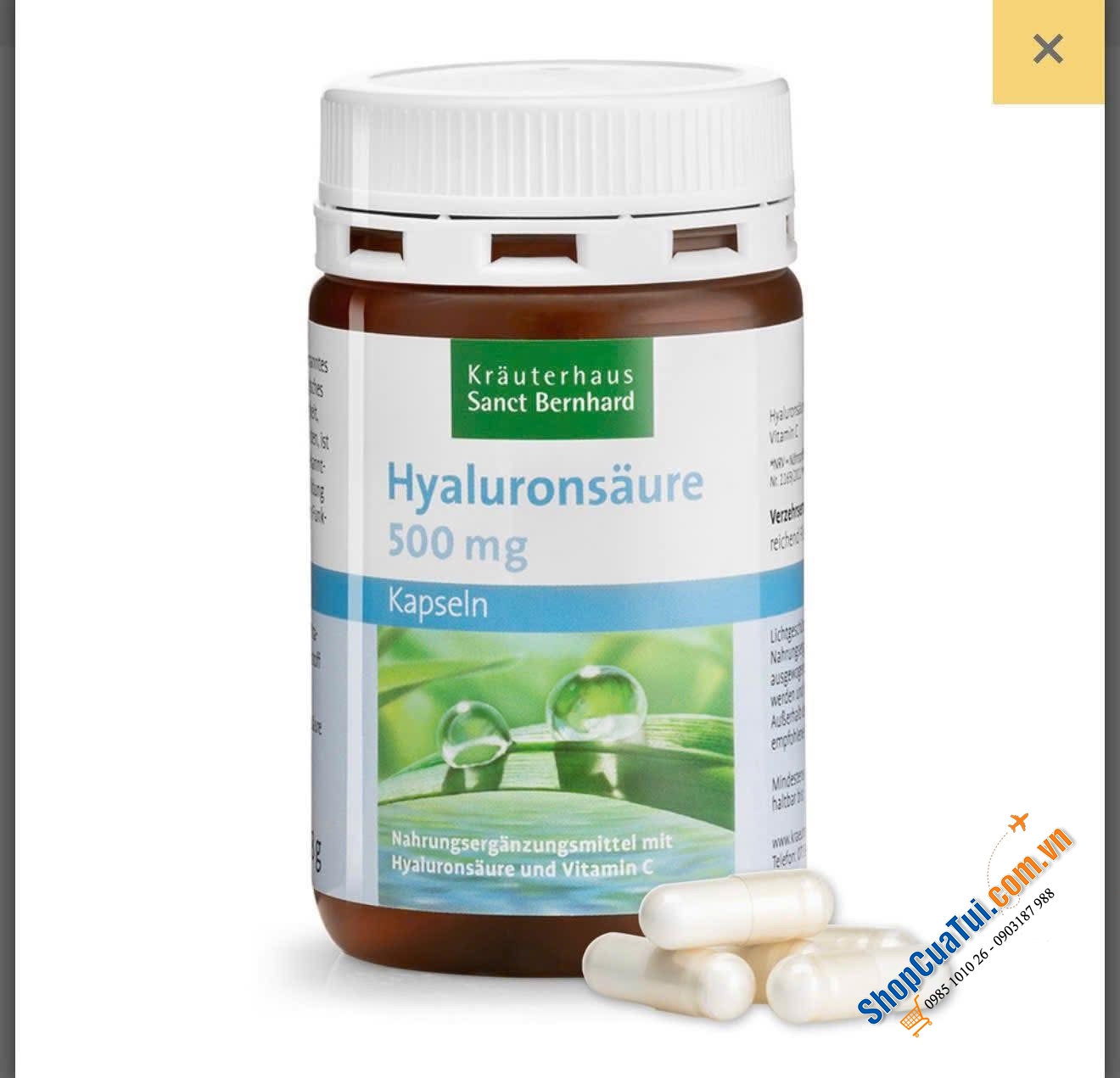 VIÊN UỐNG CẤP NƯỚC ĐẸP DA Hyarulonsaure.