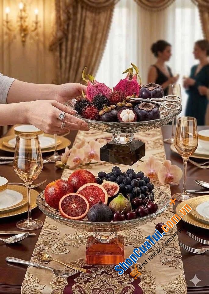 BỒNG PHA LÊ CAO CẤP MACARON SIÊU ĐẸP 28cm.
