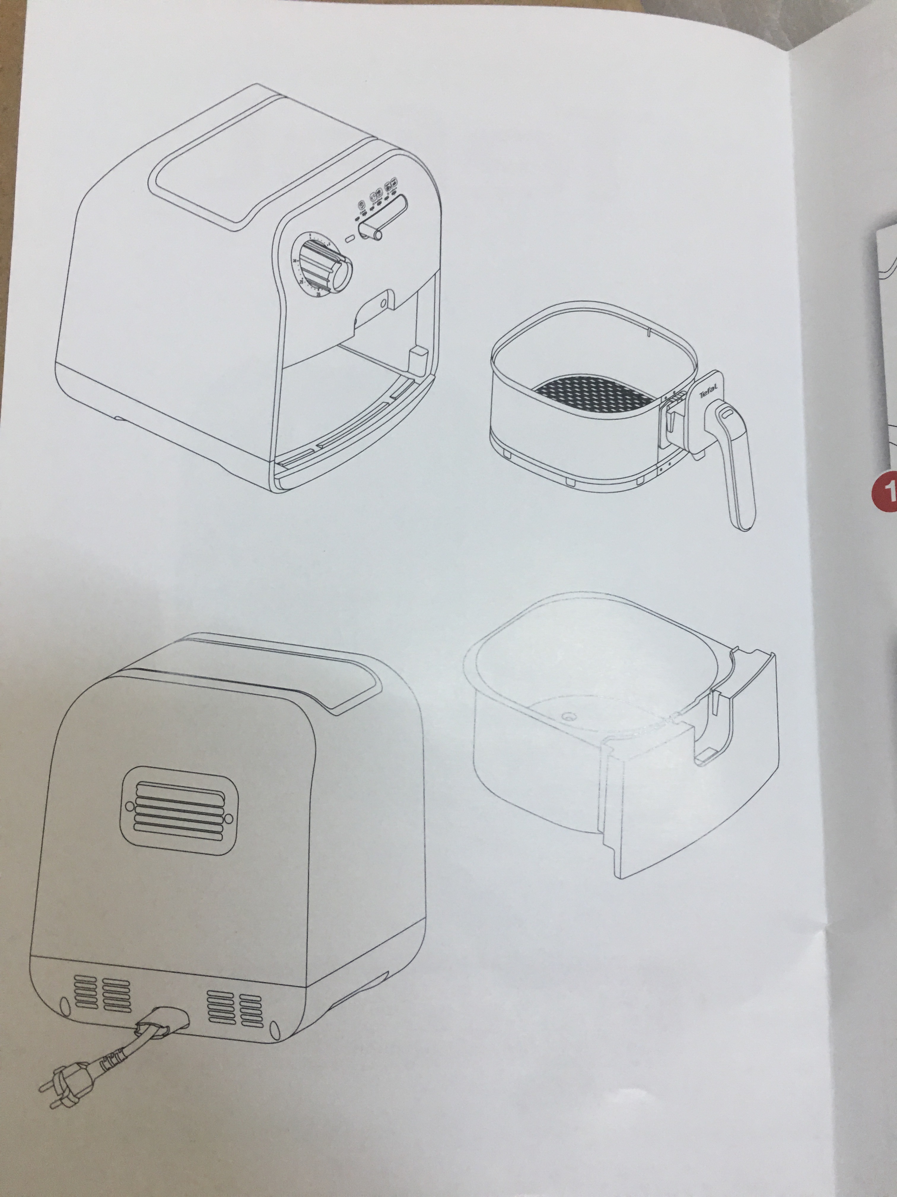 Nồi chiên không dầu Tefal FX1000.