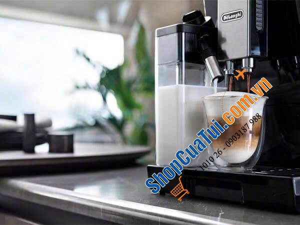 ĐẲNG CẤP \\\"CAFE CHUẨN Ý\\\" TẠI GIA – MỘT CHẠM LÀ MÊ CÙNG DE\\\'LONGHI ELETTA ECAM 44.660.B - Made in Italy.