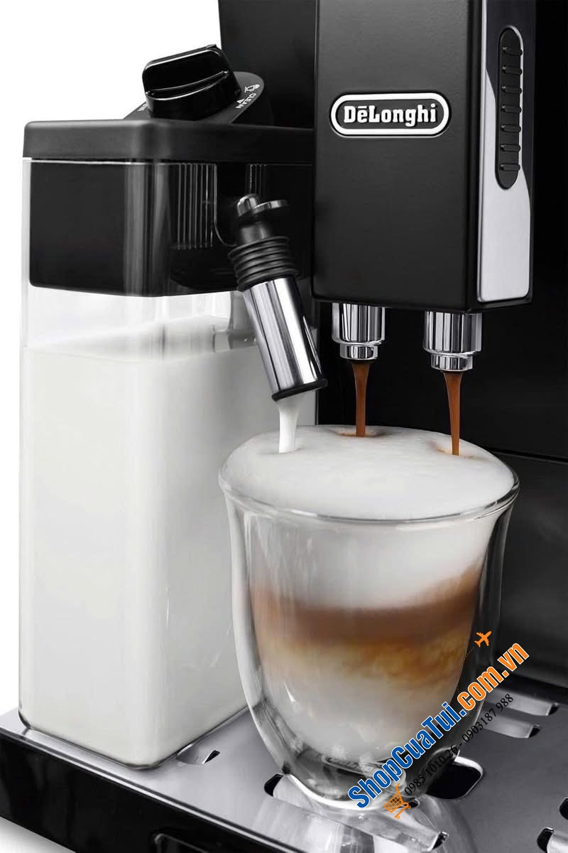 ĐẲNG CẤP \\\"CAFE CHUẨN Ý\\\" TẠI GIA – MỘT CHẠM LÀ MÊ CÙNG DE\\\'LONGHI ELETTA ECAM 44.660.B - Made in Italy.