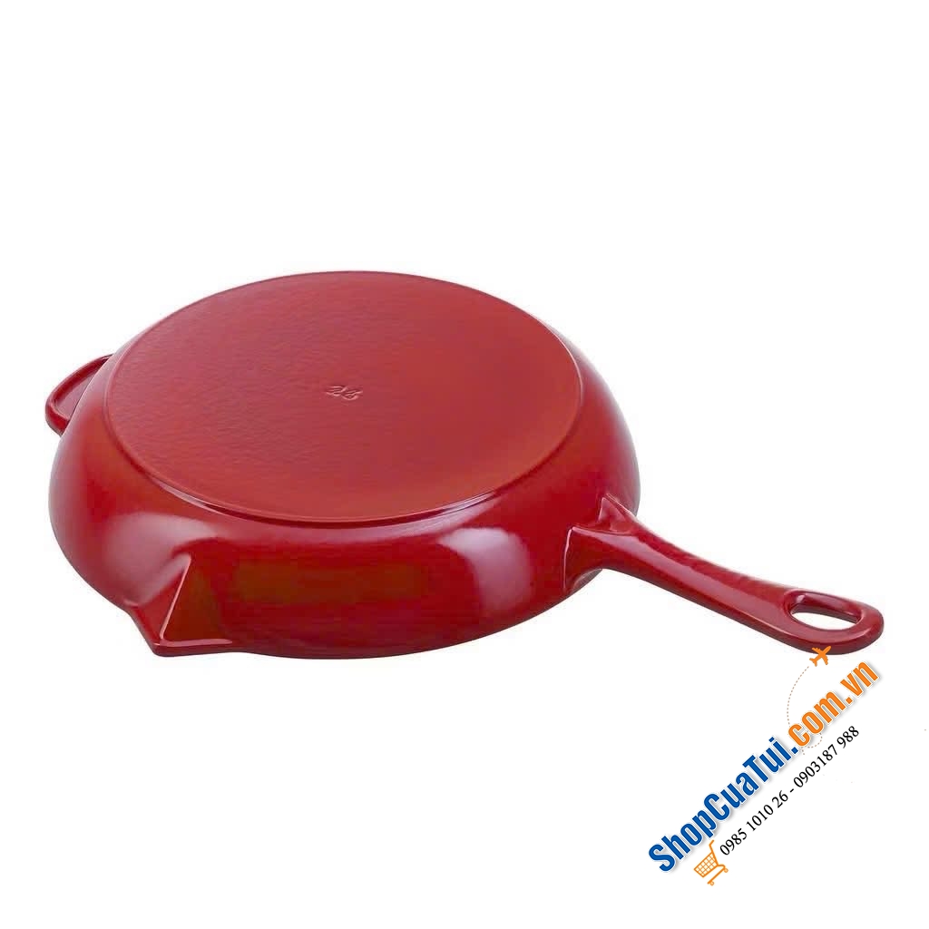 Chảo Staub Skillet 26cm đỏ rực rỡ.
