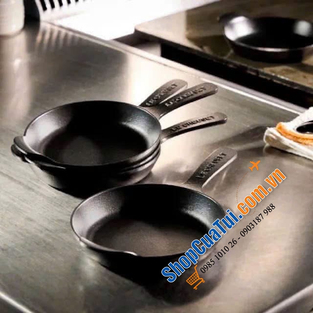 Le Creuset Gourmand – Bộ 3 món gang đúc mini cao cấp.
