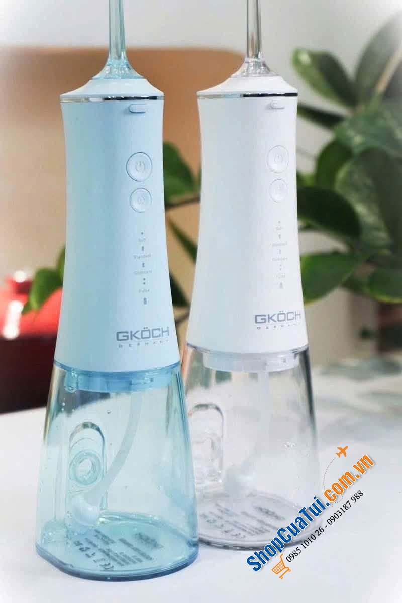 TĂM NƯỚC GKÖCH V2 - màu trắng, màu xanh.