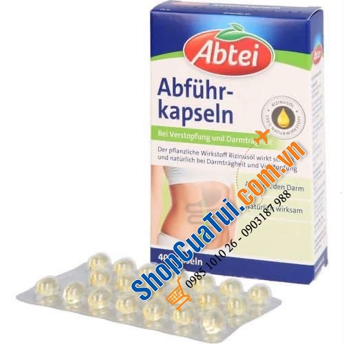 Viên nang giúp nhuận tràng, giảm táo bón Abtei Abführkapseln.
