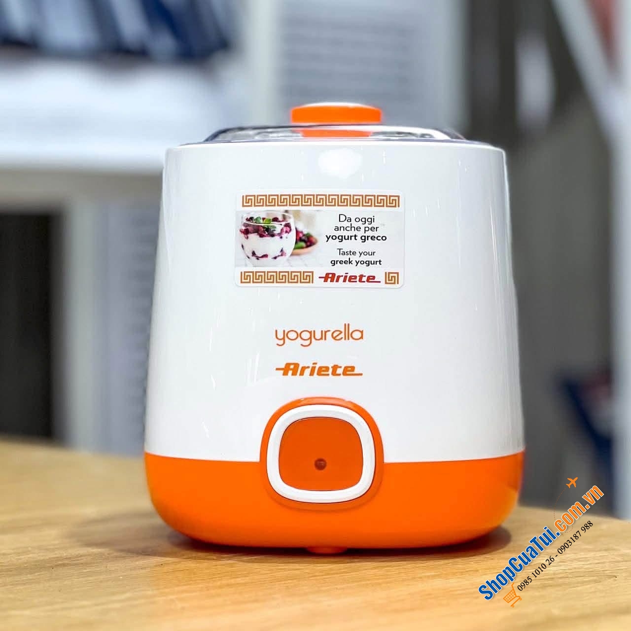 Tự làm sữa chua Hy Lạp tại nhà nhàn tênh với máy Ariete 00C062110AR0.