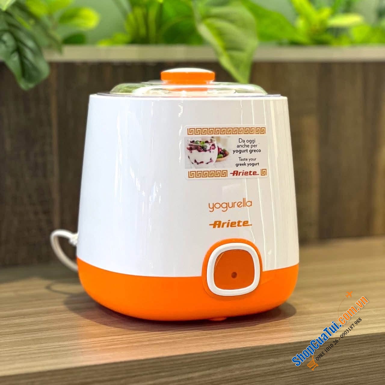 Tự làm sữa chua Hy Lạp tại nhà nhàn tênh với máy Ariete 00C062110AR0.
