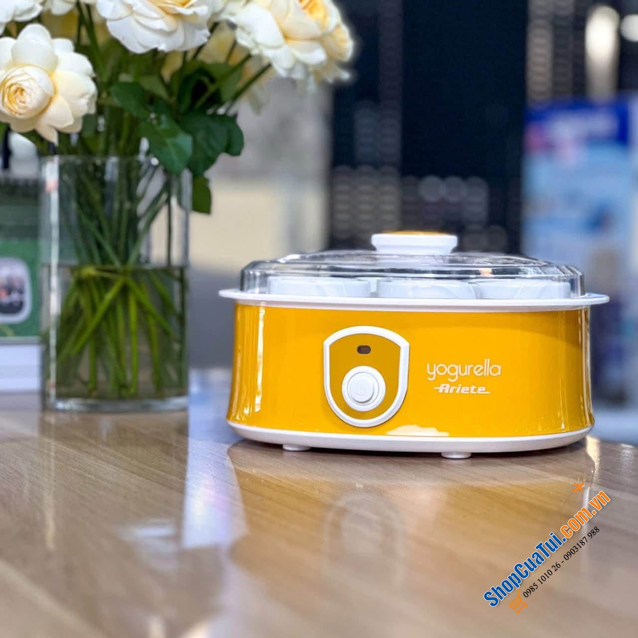 Sữa chua nhà làm ngon - sạch - mịn với máy Ariete 00C061700AR0.
