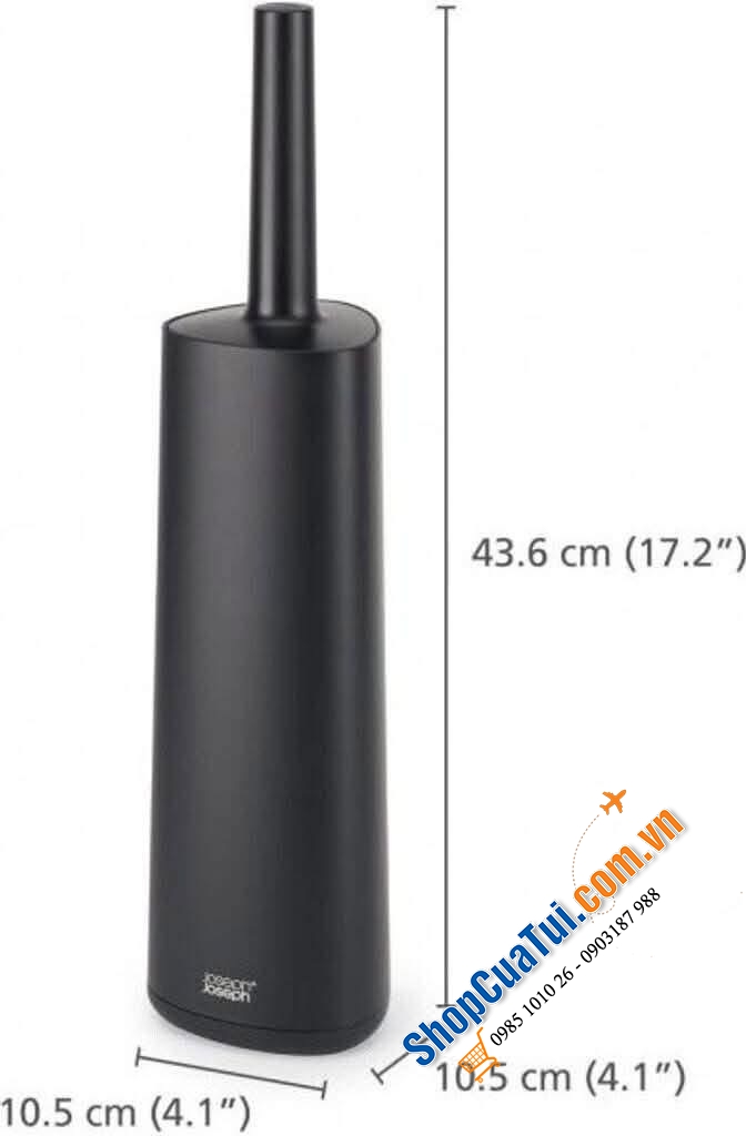 Dụng Cụ Cọ Toilet Joseph Joseph 70597 Flex™ 360 - Giải Pháp Hoàn Hảo Cho Nhà Vệ Sinh Sạch Sẽ.
