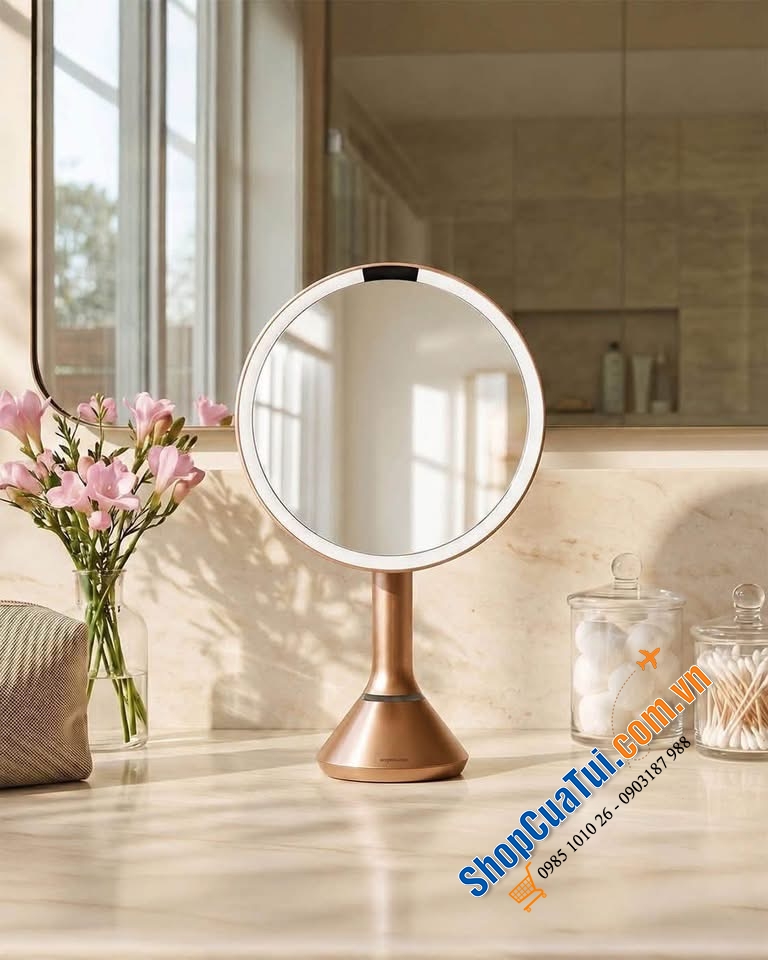Gương trang điểm cảm ứng cao cấp Simplehuman ST3053.