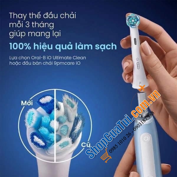 Bàn chải điện Oral-B iO Series 3 (Model 2026) - MADE IN GERMANY.