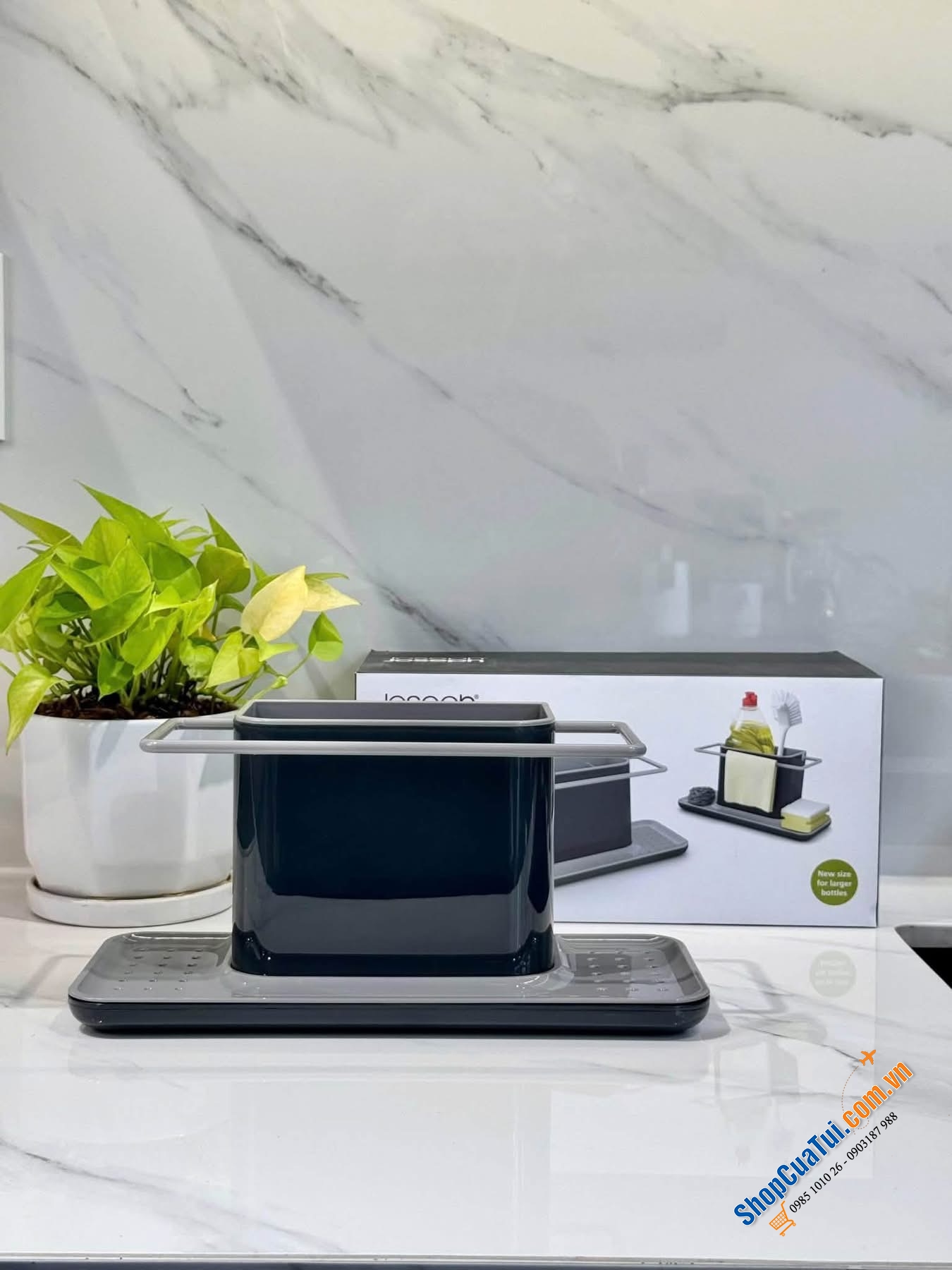 Bình đựng xà phòng Joseph Joseph 85164 Presto™ Edelstahl Hygienischer Seifenspender - Grau VE 4 (màu inox). Bình đẹp – phòng tắm xịn lên vài bậc!