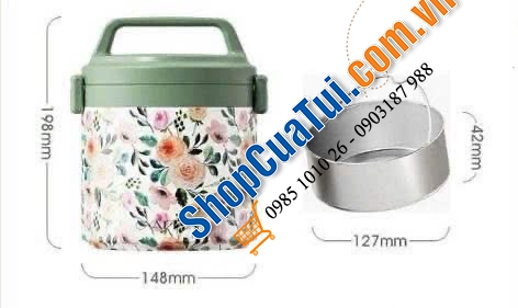 Cặp lồng ủ cháo đa năng 1700ml OYATTON O53.