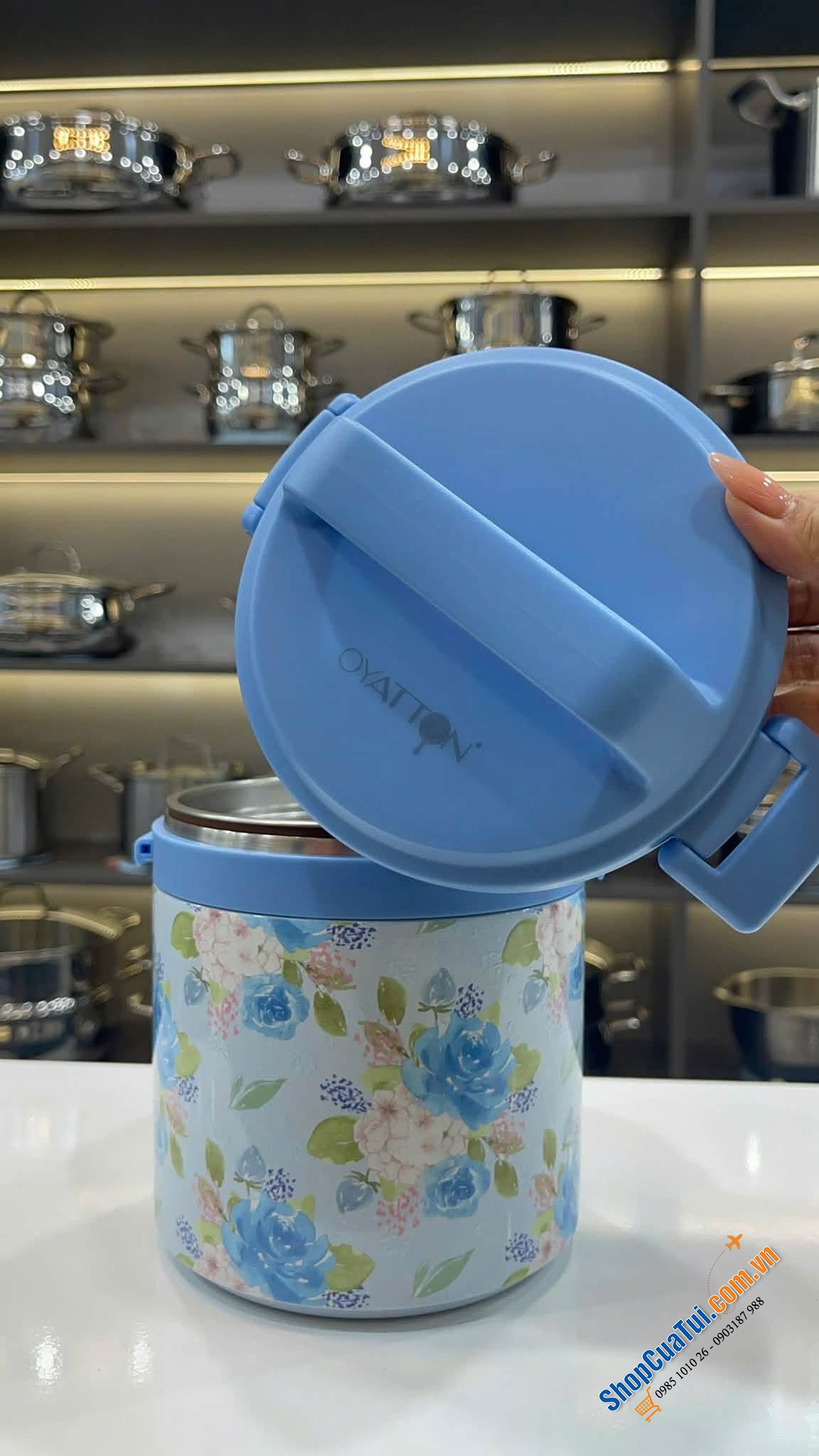 Cặp lồng ủ cháo đa năng 1700ml OYATTON O53.