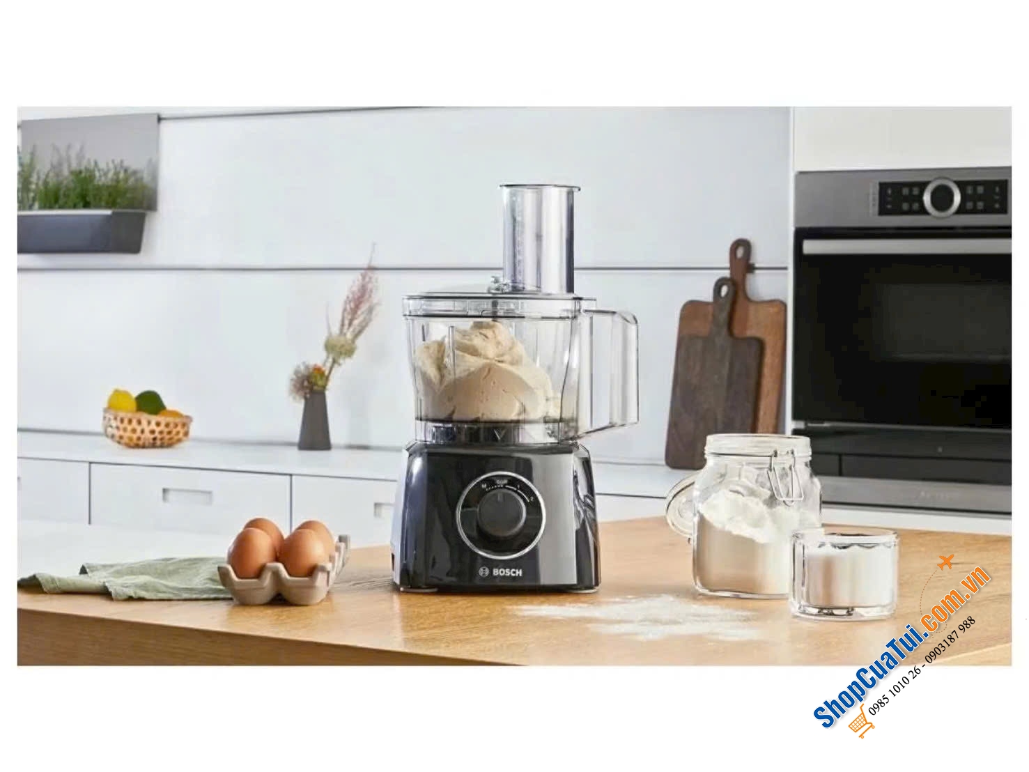 Máy xay đa năng BOSCH MultiTalent3 MCM3201B màu đen made in EU.