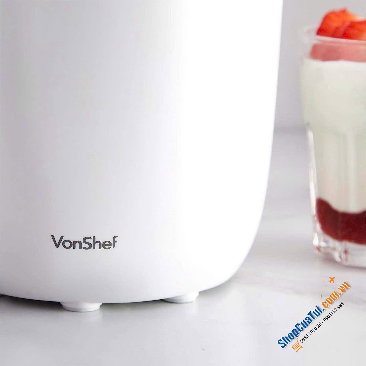 Máy làm sữa chua Hy Lạp Vonshef -(làm được cả sữa chua thông thường).