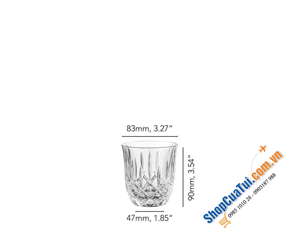 Set 4 cốc Nachtmann Noblesse 325ml 106707 - Made in Germany.