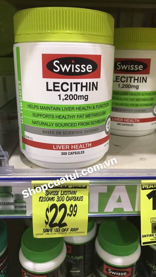 MẦM ĐẬU NÀNH SWISSE ÚC LECITHIN 1200MG 150 VIÊN