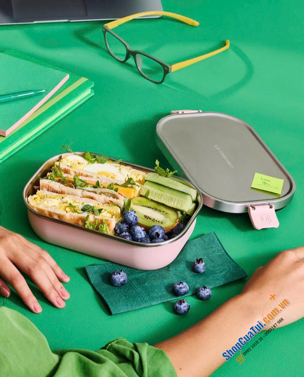 Le Creuset On The Go Collection – Berry - Suger Pink - Đỏ Cerise.