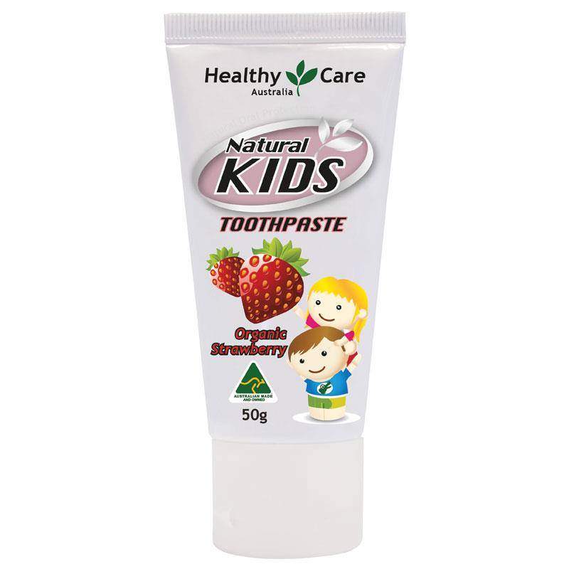 Kem đánh răng oganic Hữu cơ cho trẻ em - Healthy Care Natural Kids Toothpaste Organic  50g