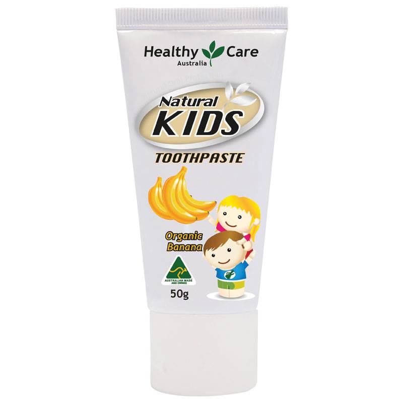 Kem đánh răng oganic Hữu cơ cho trẻ em - Healthy Care Natural Kids Toothpaste Organic  50g