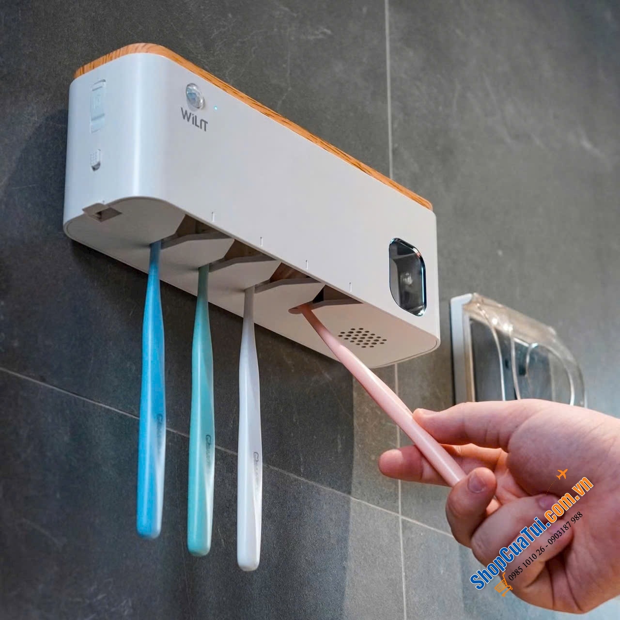 Máy tiệt trùng bàn chải đánh răng thông minh WILIT UVC07 bản mới nhất 2026.