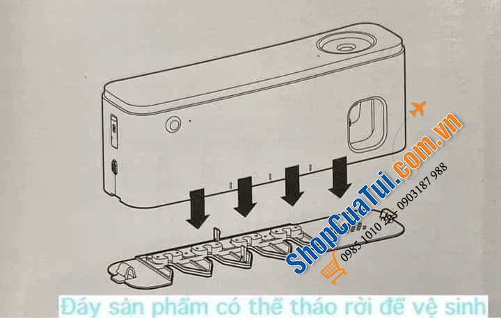 Máy tiệt trùng bàn chải đánh răng thông minh WILIT UVC07 bản mới nhất 2026.