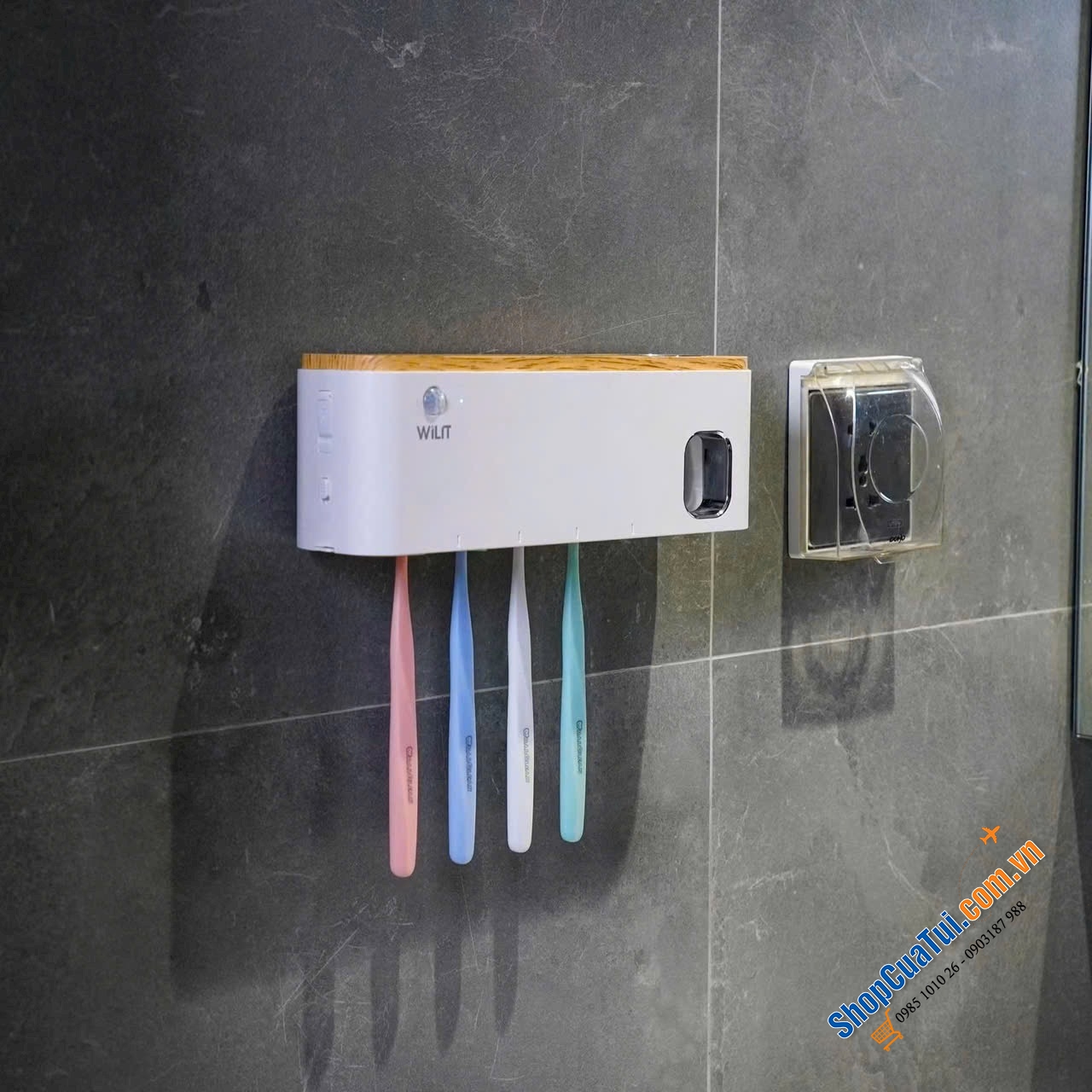 Máy tiệt trùng bàn chải đánh răng thông minh WILIT UVC07 bản mới nhất 2026.