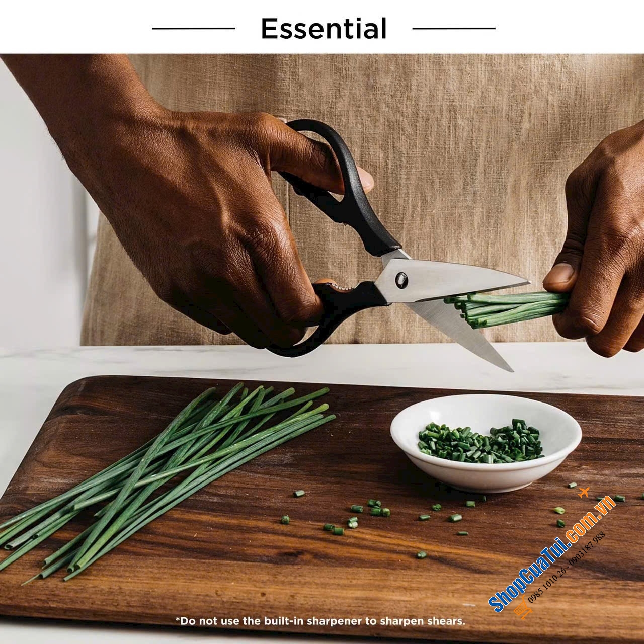 Bộ dao tự mài 10 món Ninja NeverDull Essential.