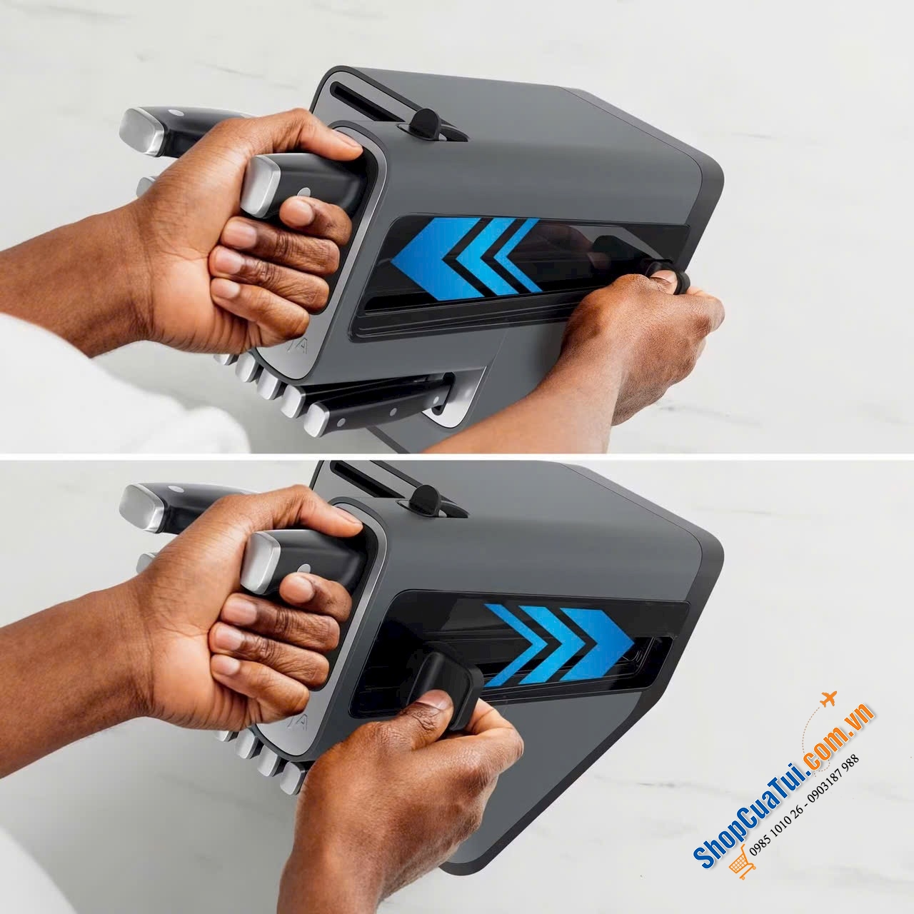 Bộ dao tự mài 10 món Ninja NeverDull Essential.