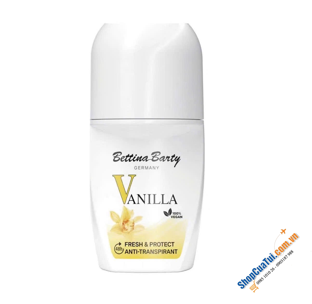 Lăn khử mùi Bettina Barty Vanilla mùi thơm vô cùng quyễn rũ và luôn mang lại cảm giác khô thoáng khi dùng.