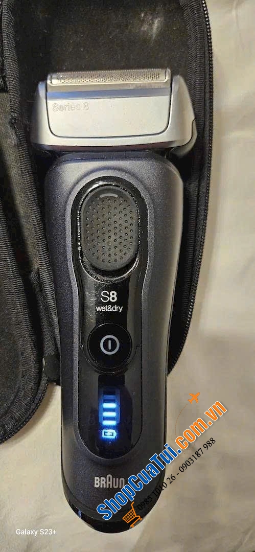 BRAUN SERIES 8 8453cc – ĐEN | CẠO SÁT MỊN, ÊM DA.