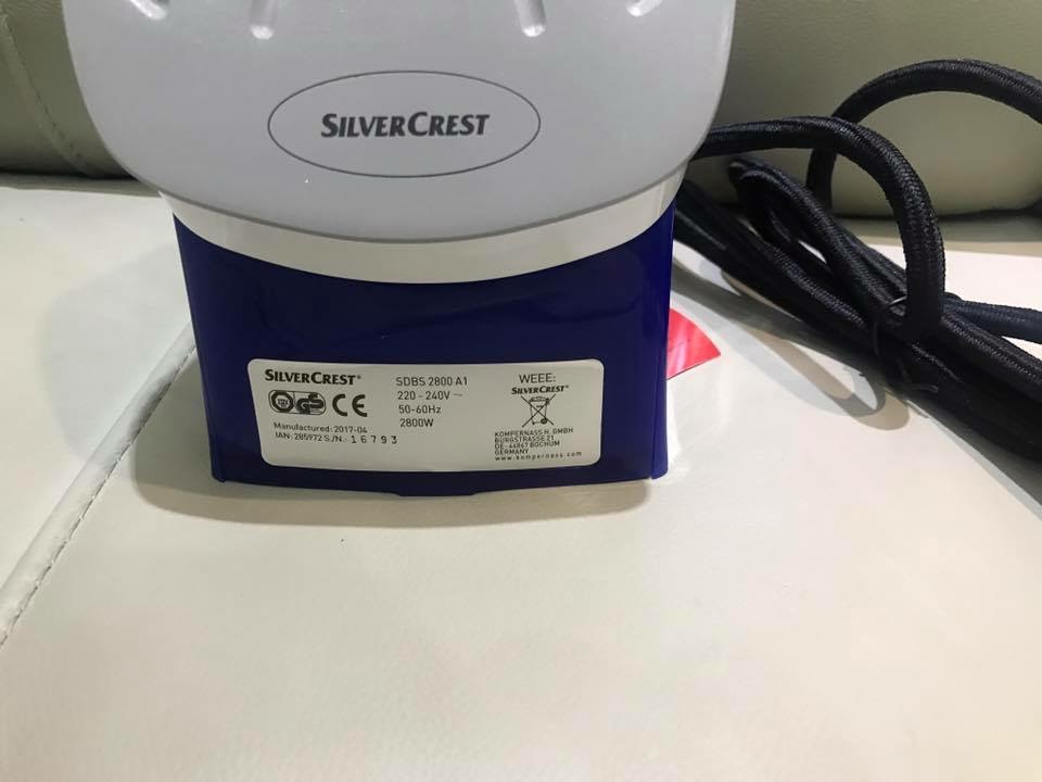 Bàn là hơi nước Silvercrest với chế độ tay cầm cảm ứng
